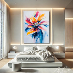 TABLEAU FLEUR ABSTRAIT Alessio Cacciatore