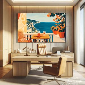 Tableau Paysages Méditerranéens Peinture