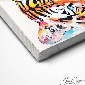 TABLEAU TIGRE BLANC DÉCO Alessio Cacciatore