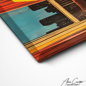 TABLEAU VINYLE VINTAGE Alessio Cacciatore