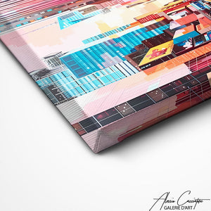 TABLEAU NEW YORK ROUGE Alessio Cacciatore