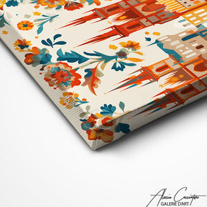 TABLEAU VILLE SCANDINAVE Alessio Cacciatore