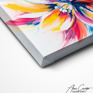 TABLEAU FLEUR ABSTRAIT Alessio Cacciatore