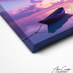 TABLEAU COUCHER DE SOLEIL ROSE Alessio Cacciatore