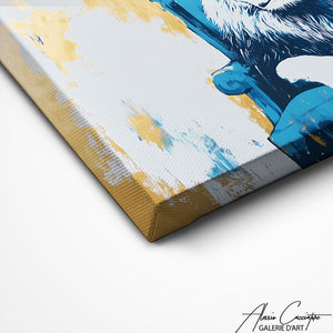 TABLEAU MURAL LION Alessio Cacciatore