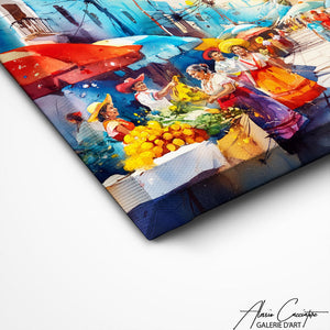 TABLEAU MEXIQUE COLORÉ Alessio Cacciatore