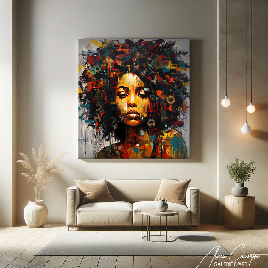 Peinture Murale Afrique – mise en situation