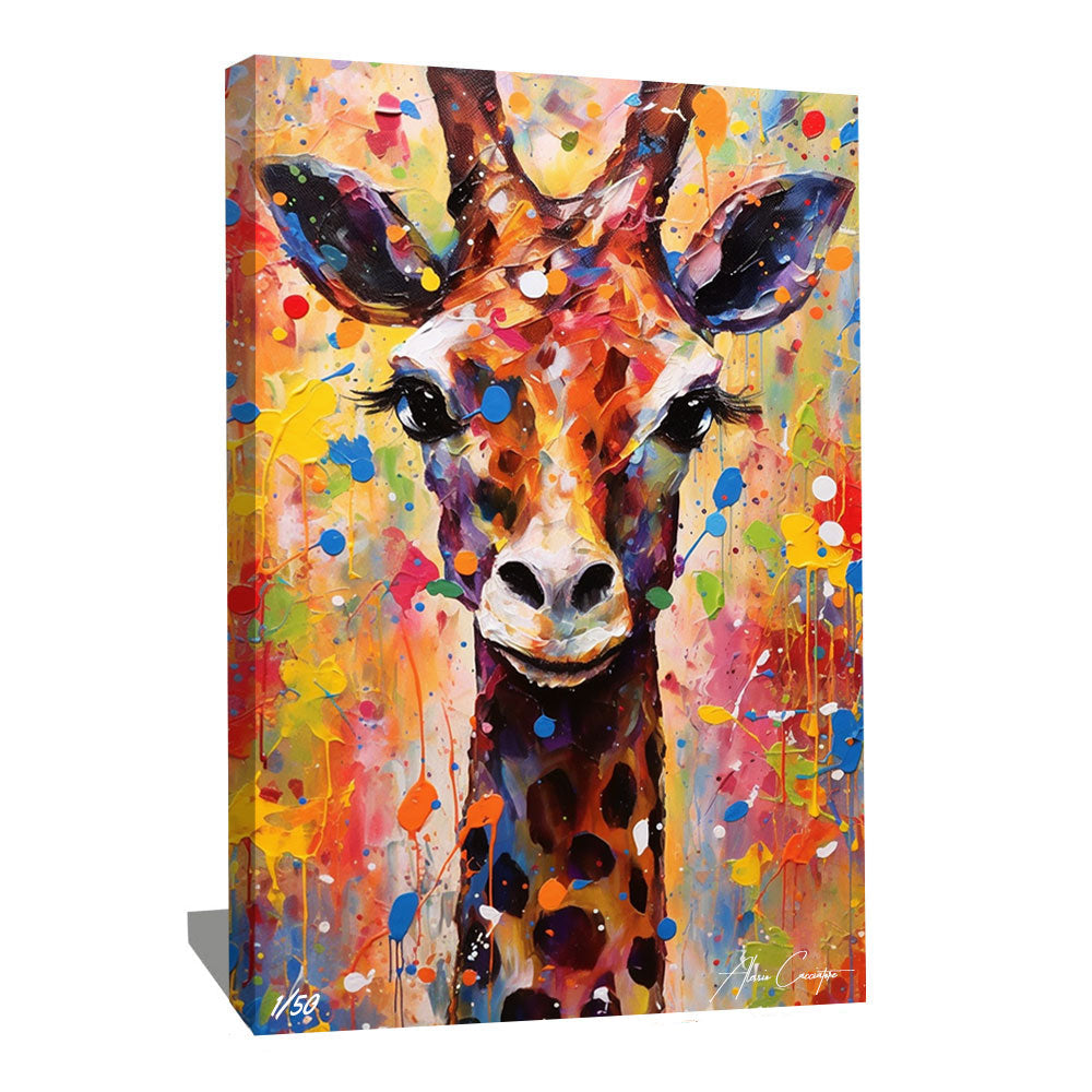 tableau girafe