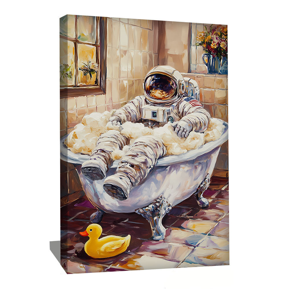 TABLEAU SALLE DE BAIN ASTRONAUTE
