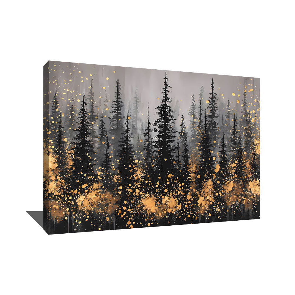 TABLEAU FORÊT BRUMEUSE