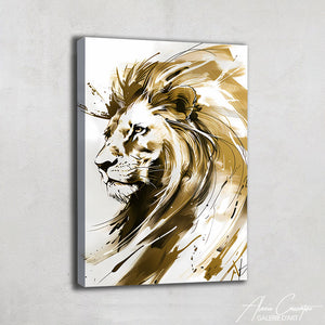 Toile Tete De Lion