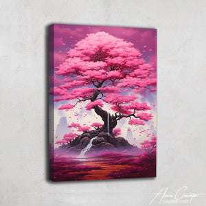 TABLEAU JAPONAIS CERISIER