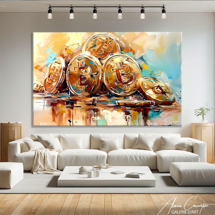 Peinture Bitcoin – mise en situation