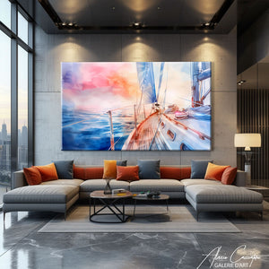 Tableau Aquarelle Voilier