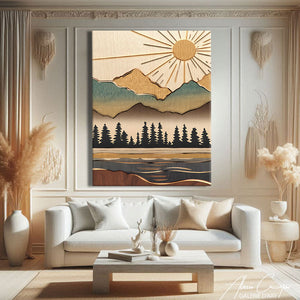 tableau montagne