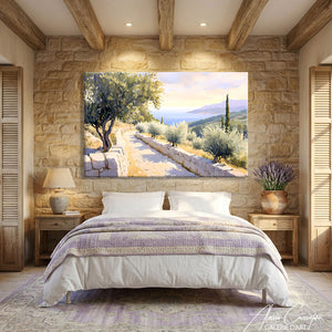 Tableau Paysage Méditerranéen