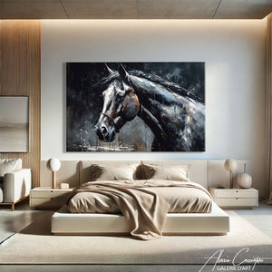 tableau cheval moderne