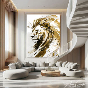 Tableau Lion Moderne