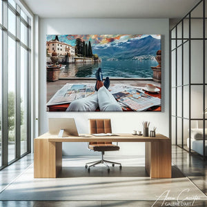 TABLEAU PAYSAGE CHIC AlessioCacciatore