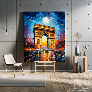 tableau paris coloré