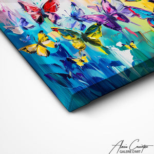 TABLEAU ABSTRAIT PAPILLONS Alessio Cacciatore