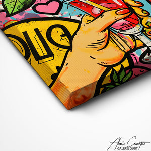 TABLEAU COLORÉ POP AlessioCacciatore
