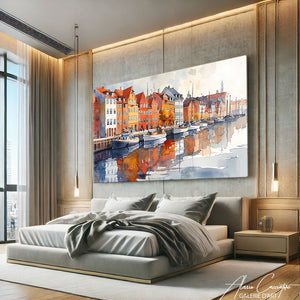 Tableau Paysage Abstrait