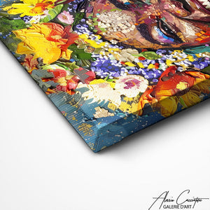TABLEAU FEMME AFRICAINE ABSTRAIT Alessio Cacciatore