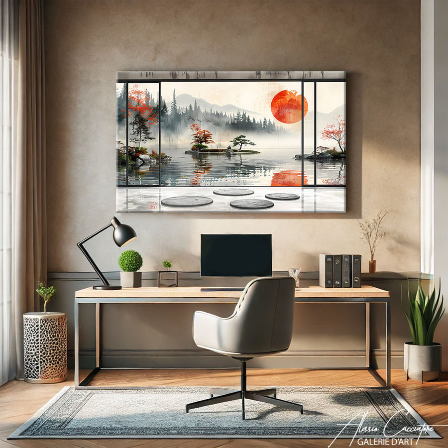 Tableau Zen Nature
– mise en situation