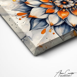 TABLEAU MANDALA BLANC Alessio Cacciatore
