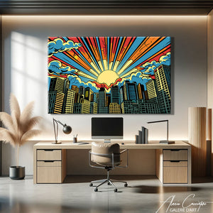 TABLEAU POP ART SALON Alessio Cacciatore