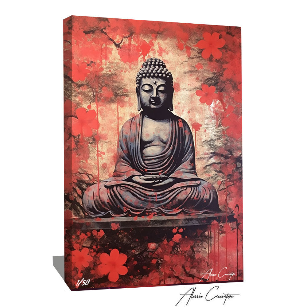 tableau bouddha