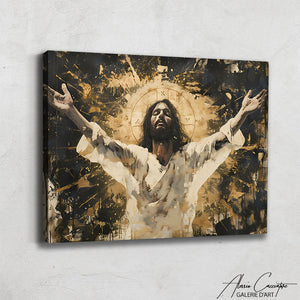 peinture Jésus noir