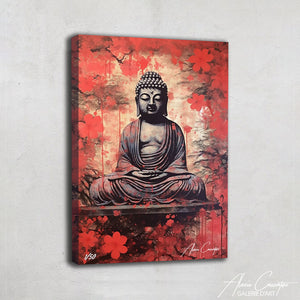 peinture bouddha japonais