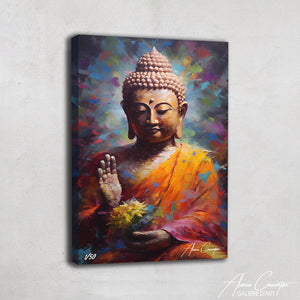 grand tableau de bouddha