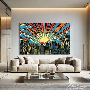 TABLEAU POP ART SALON Alessio Cacciatore