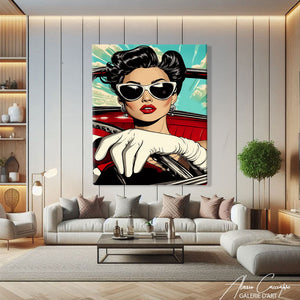 Tableau Pop Art Bleu