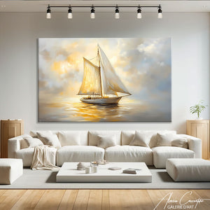 Tableau Voiliers en Mer