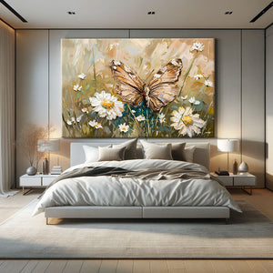 tableau papillon ancien