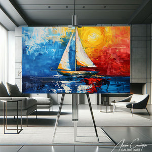 Tableau Voilier Contemporain