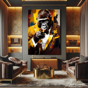 Tableau Singe Gangster