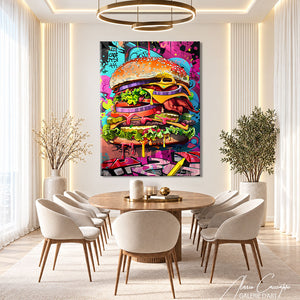 TABLEAU BURGER STREET ART