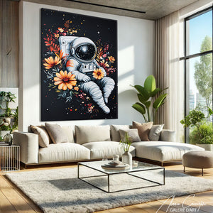 Tableau Fleur Abstrait