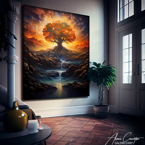 grand tableau arbre de vie