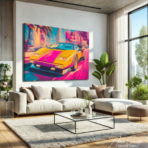 tableau lamborghini countach