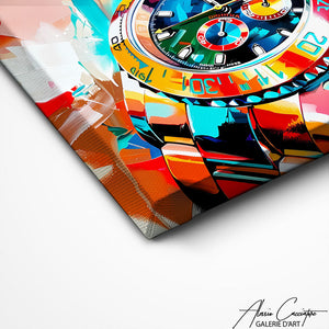 TABLEAU ROLEX COLORÉ Alessio Cacciatore