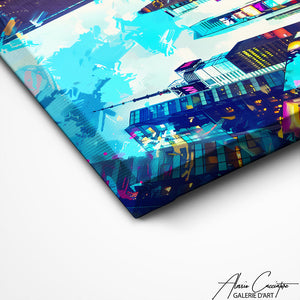TABLEAU NEW YORK COULEUR Alessio Cacciatore
