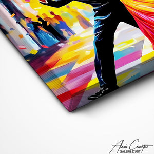 TABLEAU COUPLE DANSEURS AlessioCacciatore