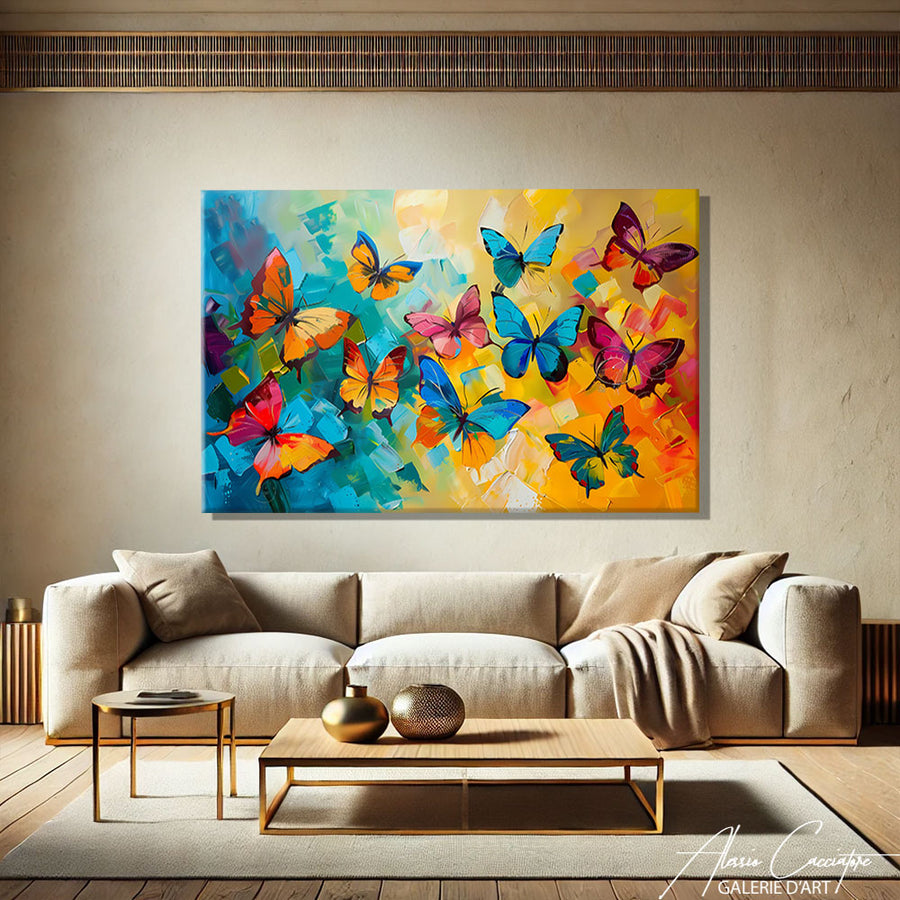 Tableau de Papillons – mise en situation