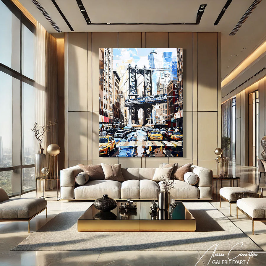 TABLEAU PONT DE BROOKLYN – mise en situation